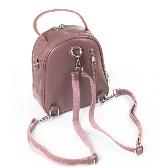 Женская сумочка-рюкзак из натуральной кожи ALEX RAI 2229 лиловый