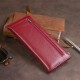Жіночий гаманець з натуральної шкіри ST Leather 19326 бордовий