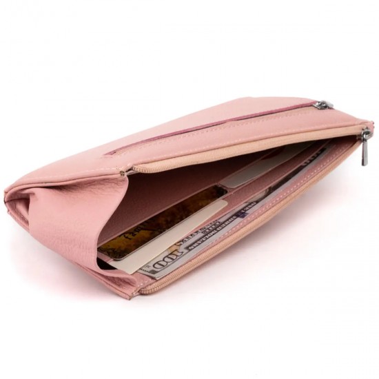 Жіночий гаманець з натуральної шкіри ST Leather 19325 рожевий