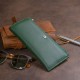 Жіночий гаманець з натуральної шкіри ST Leather 19328 зелений
