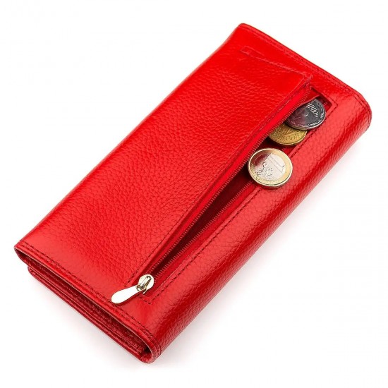 Жіночий гаманець з натуральної шкіри Boston 18475 (S2001B) червоний