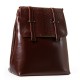 Женский рюкзак из натуральной кожи LARGONI 3212-5 коричневый
