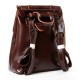 Женский рюкзак из натуральной кожи LARGONI 3212-5 коричневый