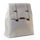 Жіночий рюкзак з натуральної шкіри LARGONI 3212-5 срібло