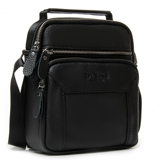 Мужская сумка-планшет из натуральной кожи dr.Bond 1436 черный