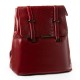 Женский рюкзак из натуральной кожи LARGONI 3212-5 красный