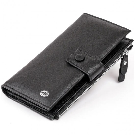 Женский кошелек из натуральной кожи ST Leather 19280 черный
