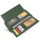 Жіночий гаманець-клатч з натуральної шкіри ST Leather 19294 зелений