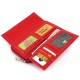 Жіночий гаманець-клатч з натуральної шкіри ST Leather 19299 червоний