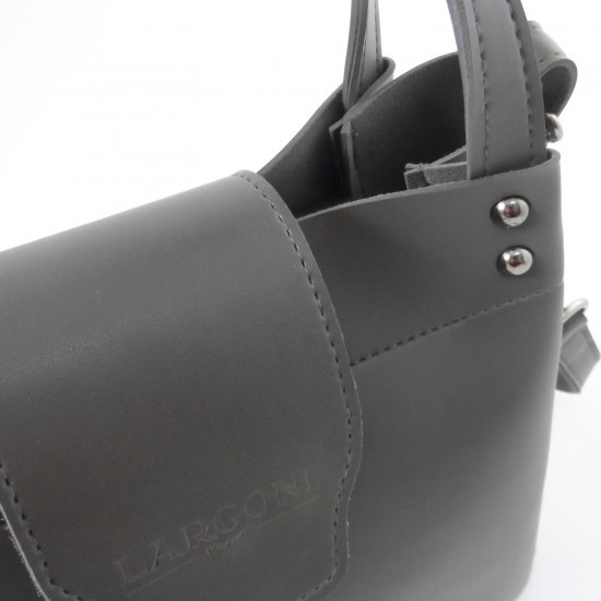 Жіноча модельна сумка LARGONI 1742A темно-сірий