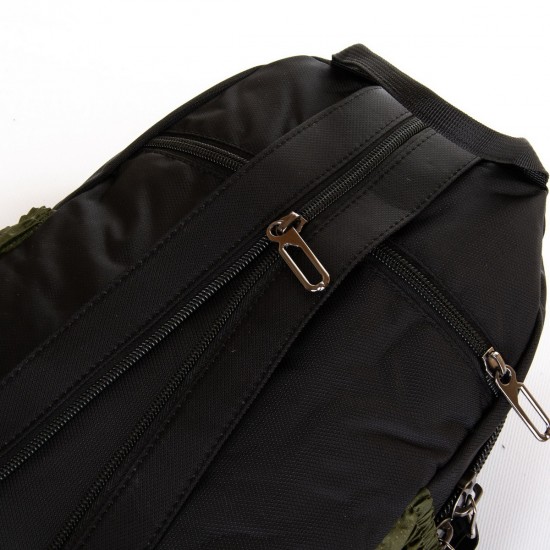 Чоловіча сумка на плече + рюкзак Lanpad 83012 зелений