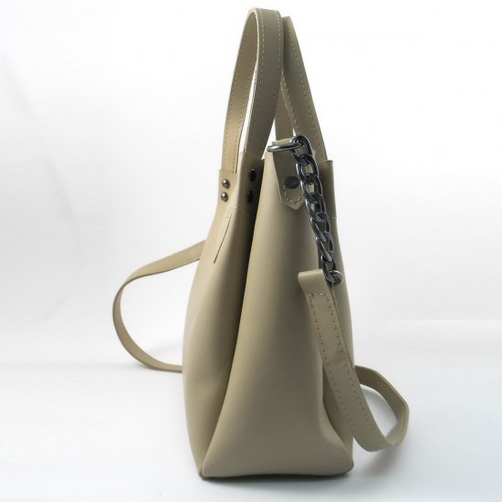 Женская модельная сумка LARGONI 1742A бежевый 2