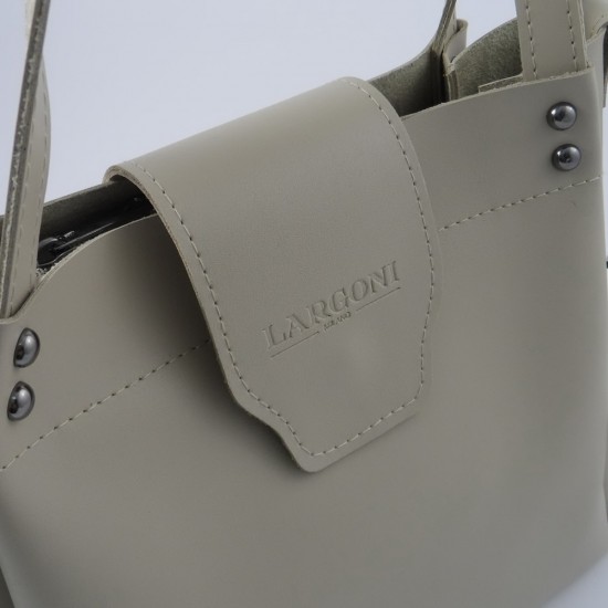Женская модельная сумка LARGONI 1742A бежевый 2