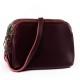 Женская сумочка на три отделения из натуральной кожи LARGONI 8725-220 бордовый