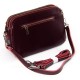 Женская сумочка на три отделения из натуральной кожи LARGONI 8725-220 бордовый