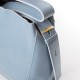 Жіноча сумка з натуральної шкіри на три відділення ALEX RAI 38-8726 блакитний