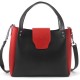 Жіноча модельна сумка LARGONI 1742A чорний + червоний