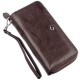 Жіночий гаманець із натуральної шкіри ST Leather 18867 коричневий