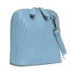 Жіноча сумочка-клатч з натуральної шкіри ALEX RAI 33-8803 блакитний