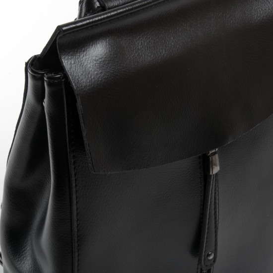 Жіночий рюкзак з натуральної шкіри ALEX RAI 3206 чорний