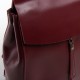 Женский рюкзак из натуральной кожи ALEX RAI 3206 бордовый