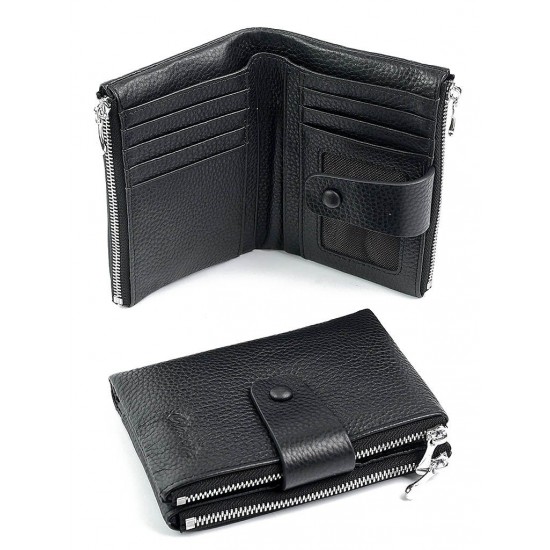Жіночий гаманець з натуральної шкіри LARGONI A2201-9960 чорний