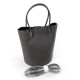 Жіноча сумочка з натуральної шкіри LARGONI P63 3206 сірий