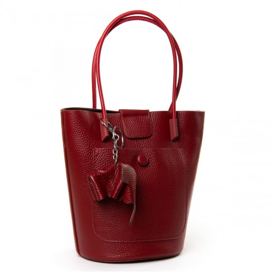 Жіноча сумочка з натуральної шкіри LARGONI P63 3206 червоний