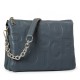 Женская сумочка из натуральной кожи на три отделения  ALEX RAI 3012 синий