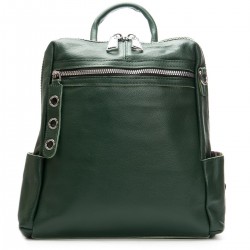 Рюкзак жіночий з натуральної шкіри ALEX RAI 8781-9 зелений