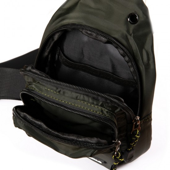 Мужская сумка на плечо Lanpad 6034 зеленый