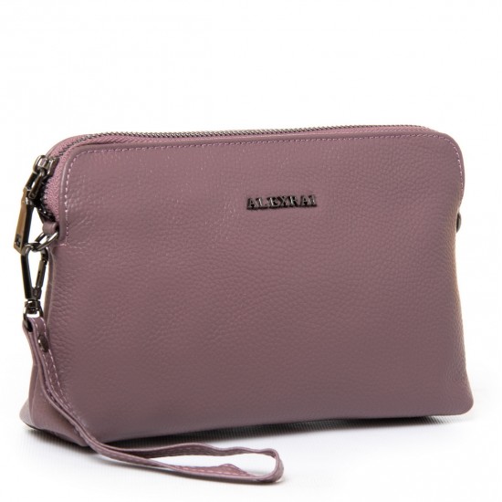 Жіноча сумочка з натуральної шкіри ALEX RAI 5009-1 пурпурний
