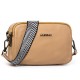 Женская сумочка-клатч из натуральной кожи ALEX RAI 60051-H песочный