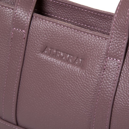Жіноча сумочка з натуральної шкіри ALEX RAI 29050 пурпурний