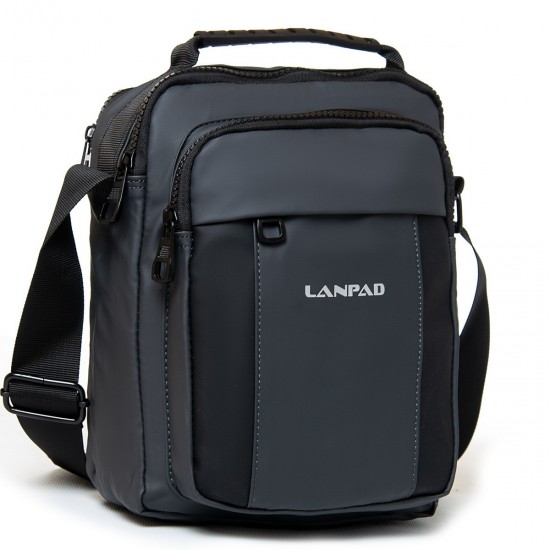 Чоловіча сумка планшет Lanpad 3778 сірий