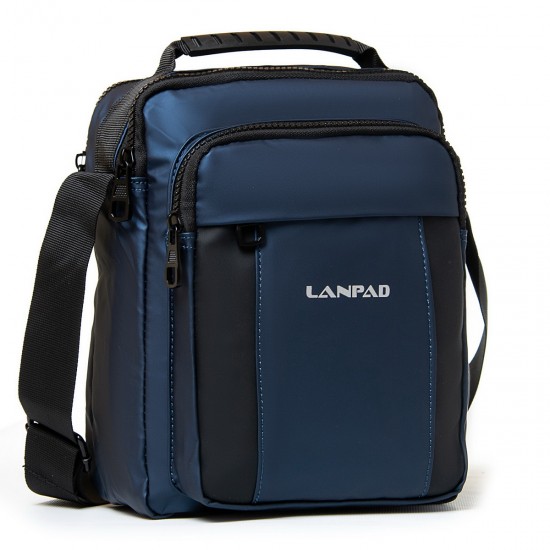 Чоловіча сумка планшет Lanpad 3778 синій
