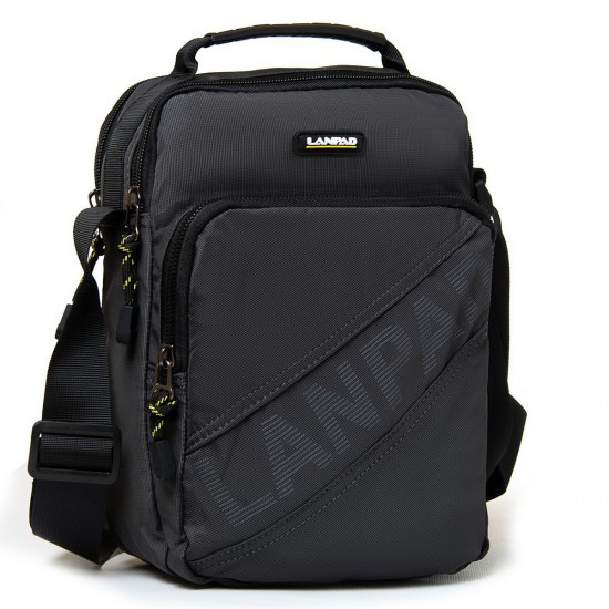 Мужская сумка-планшет Lanpad 15052 серый