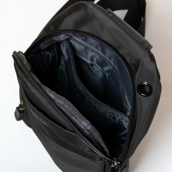 Чоловіча сумка на плече Lanpad 83019 чорний