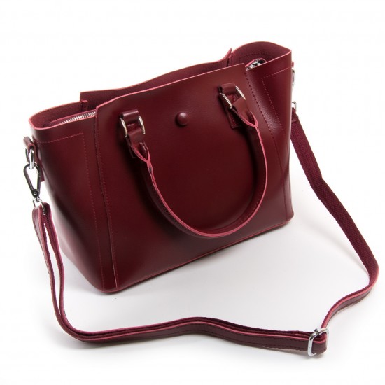 Женская сумка из натуральной кожи ALEX RAI 2107 бордовый