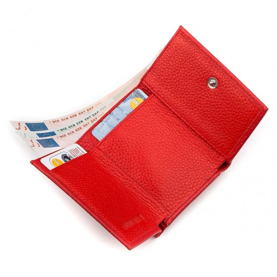 Жіночий гаманець з натуральної шкіри ST Leather 18323 (ST440) червоний