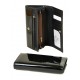 Жіночий шкіряний лаковий гаманець Bretton Gold W0807 чорний