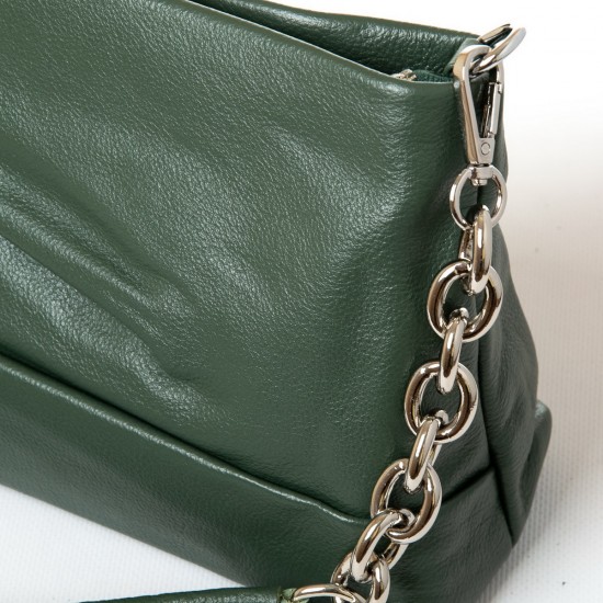 Жіноча сумочка з натуральної шкіри ALEX RAI 8870-9 зелений