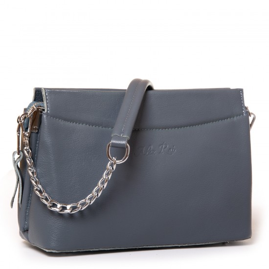 Жіноча сумочка з натуральної шкіри ALEX RAI 3013 синій