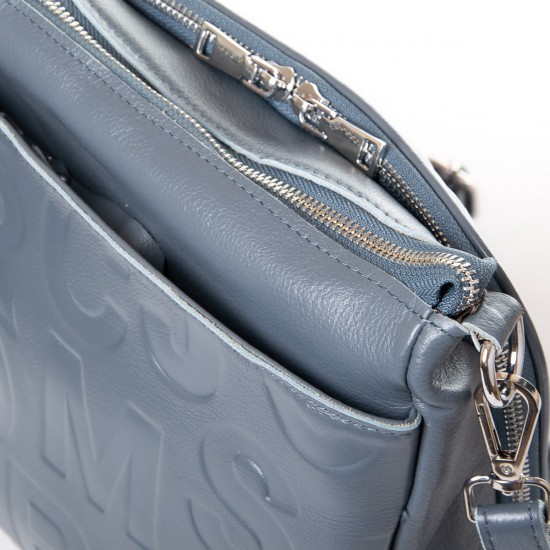 Жіноча сумочка з натуральної шкіри ALEX RAI 8913-9 синій
