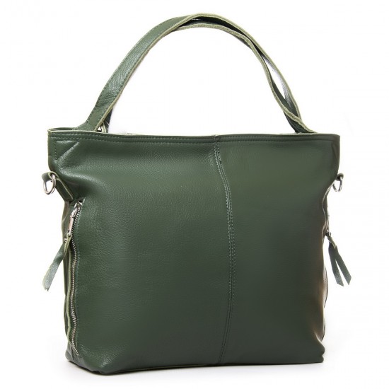 Женская сумка из натуральной кожи ALEX RAI 3175 зеленый