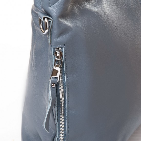 Жіноча сумка з натуральної шкіри ALEX RAI 3175 синій