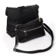 Женская сумка из натуральной кожи + клатч ALEX RAI 1558 черный