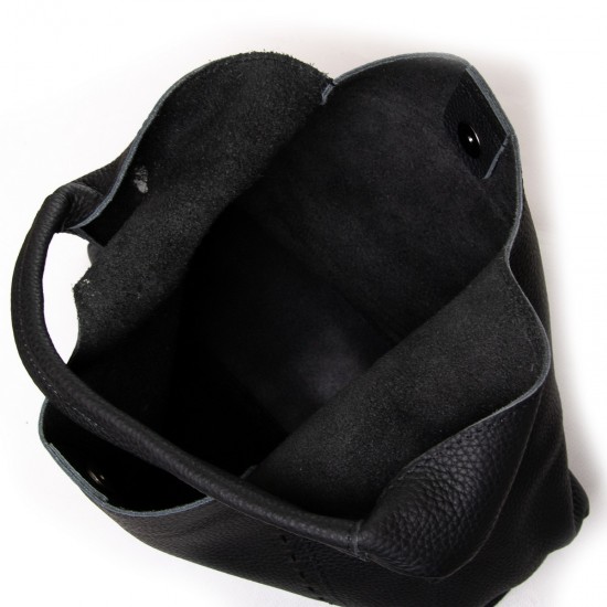 Жіноча сумка з натуральної шкіри + клатч ALEX RAI 1558 чорний