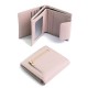 Жіночий гаманець з натуральної шкіри LARGONID-8005 рожевий