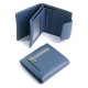 Жіночий гаманець з натуральної шкіри LARGONID-8005 синій